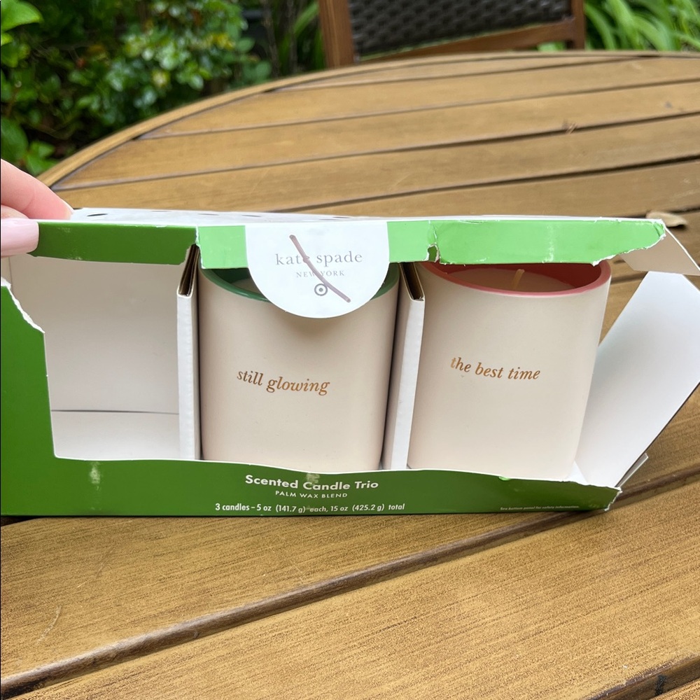 Kate Spade Scented Candles only 2  - Green, Red, White